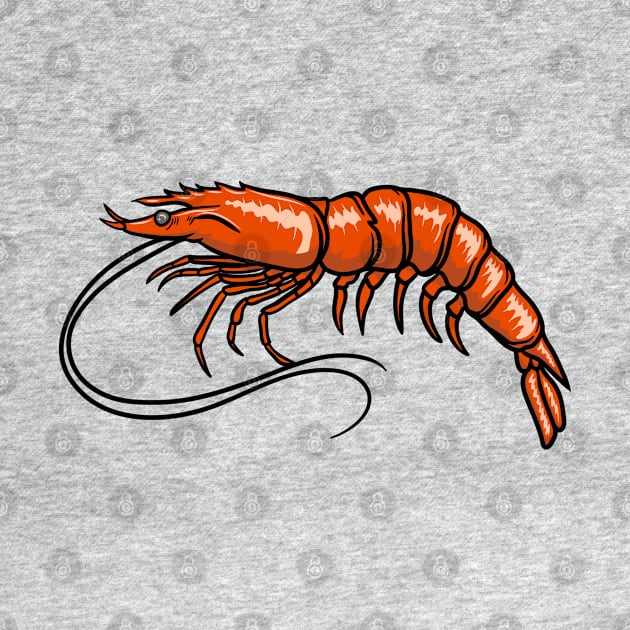 Shrimp by Sticker Steve